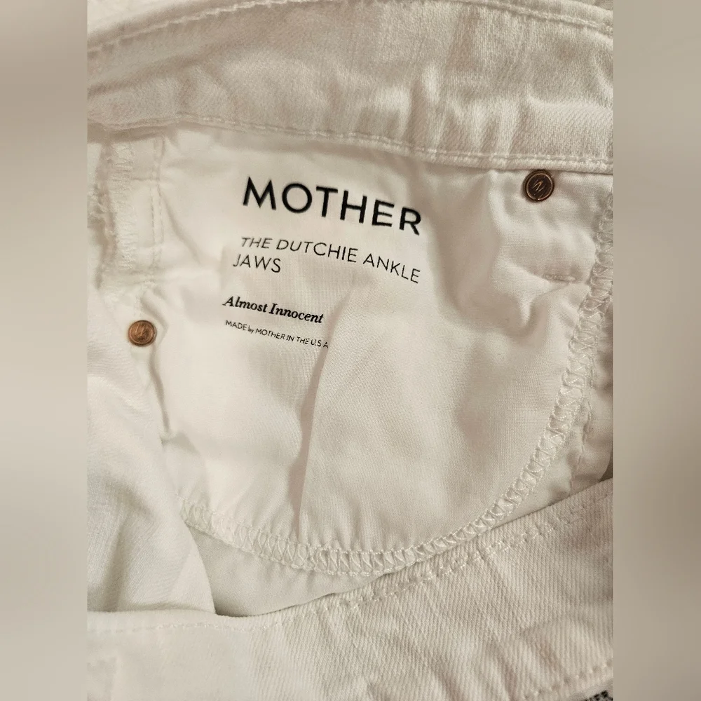 Mother Superior The Dutchie Ankle Jaw Distressed Jeans Size 26 - Picture 14 of 16